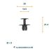 clip peugeot citroen oe 781324 a1239900292 100pcs
