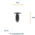 clip renault oe 7703077096 20st