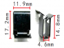 clip vag oe 8l0807180 10pcs