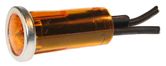 control light amber chrome edge wire 1pc
