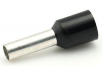 CORD END TERMINAL/BOOTLACE FERRULE BLACK 1.5MM² L=8 (100PCS) CORD END TERMINAL/BOOTLACE FERRULE BLACK 1.5MM² L=8 (100PCS)