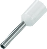 CORD END TERMINAL/BOOTLACE FERRULE WHITE 0.5MM² L=8 (20PCS) CORD END TERMINAL/BOOTLACE FERRULE WHITE 0.5MM² L=8 (20PCS)