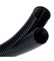 CORRUGATED TUBE BLACK SLIT 30MM 25 METER (1PC)