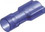 COSSE FEMELLE BLEUE 6,3MM (5PC)