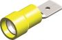 COSSE MÂLE JAUNE 6,3MM (25PC)