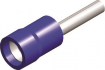 cosses preisolees en pvc standard insulated pin terminals bleu 19x12