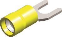 COSSES PREISOLEES EN PVC STANDARD INSULATED SPADE TERMINALS JAUNE M6 (6,4)X12