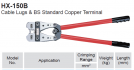 crimping pliers for uninsul starter lugs 25150mm 1pc