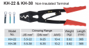 crimping pliers for uninsul starter lugs 6025mm 1pc