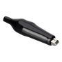 CROCODILE MAIL CLAMP BLACK 3-5A 5MM2 (5PC)
