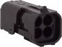 DELPHI WEATHERPACK 4-PIN PLUG MALE SQUARE (10PCS)