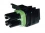 DELPHI WEATHERPACK 4-PINS SOCKET MALE SQUARE (10ST) DELPHI WEATHERPACK 4-PINS SOCKET MALE SQUARE (10ST)