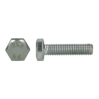 DIN 933 8.8 HEXAGON SET SCREW ZINC PLATED M16X35 (50)