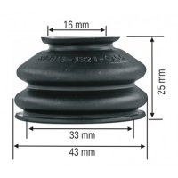 DUST COVER 16-33-25 BMW (1PC)