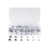 ÉCROUS HEXAGONAUX ASSORTIMENT M4 - M12 165-PIÈCES (1PC ÉCROUS HEXAGONAUX ASSORTIMENT M4 - M12 165-PIÈCES (1PC