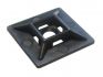 embases pour colliers de serrage noires 28x28mm 100pc