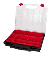 EMPTY COMPARTMENT BOX RED LOOSE CONTAINERS 430-80-13 (1PC)