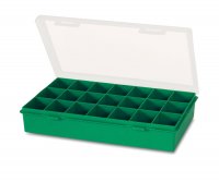 EMPTY COMPARTMENT BOX SMALL GREEN 12-21 (1PC) EMPTY COMPARTMENT BOX SMALL GREEN 12-21 (1PC)