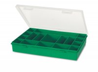 EMPTY COMPARTMENT BOX SMALL GREEN 13-17 (1PC)