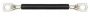 ENGINE/BATTERY TO EARTH CABLE INSULATED 16MM2 8MM LUG/STUD 300MM BLACK/NEGATIVE (10PCS)