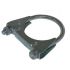 exhaust clamp m8 75mm 1pc