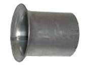 EXHAUST REPAIR FLANGE CONCAVE 41/45X62.6X65MM (1PC)