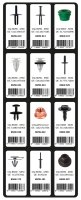 FILLED INLAY TOP 1 - 12 CLIPS BMW-MINI (1PC)