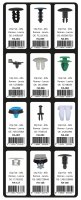 FILLED INLAY TOP 1 - 12 CLIPS FIAT - ALFA ROMEO - LANCIA (1PC)