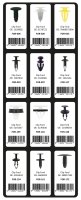 FILLED INLAY TOP 1 - 12 CLIPS FORD (1PC)