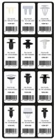FILLED INLAY TOP 1 - 12 CLIPS HONDA (1PC)