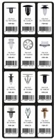 FILLED INLAY TOP 13 - 24 CLIPS FORD (1PC)