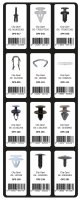 FILLED INLAY TOP 13 - 24 CLIPS OPEL (1ST)