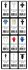 filled inlay top 13 24 clips toyota 1pc