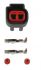 ford ignition coil connector kit 10 pieces 2pole 2pcs
