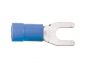 fork cable shoe blue 15 25 mm width 40mm 100pc 1pc