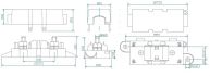 fuse holder for mega fuses 1 position 1pc