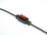 fuse holder mini low profile black wire 15mm 25pc