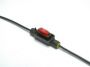 FUSE HOLDER MINI LOW PROFILE BLACK WIRE 2,5MM² (25PC)