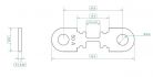 fuse strip fuse ring type 125amp 5pcs