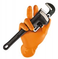 GRIPPAZ HANDSCHOEN ORANJE 8-M (50ST)