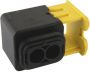 HDSCS CONNECTOR BEHUIZING MCP 1X#4,8MM 1X#6,3MM 2-POLIG (1ST)