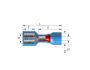 insulated heat shrink female disconnector waterproof blue 48 50pcs