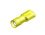 insulated heat shrink female disconnector waterproof yellow 48 25pcs