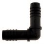 HOSE CONNECTOR BLACK KNEE 10MM (1PC)