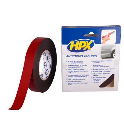 hpx doublesided hsa mounting tape anthracite 25mmx10m 1pc hpx doublesided hsa mounting tape anthracite 25mmx10m 1pc