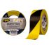 hpx zelfklevende markerings vloertape geelzwart 50mmx33m 1st
