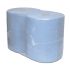 industrial cleaning paper roll 2layer blue glued 37x380 maxi roll 1pc