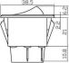 interrupteur bascule off led orange 1pc