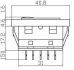 interrupteur bouton electric window 1pc