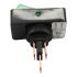 interrupteur carr trou rond vert 1pc